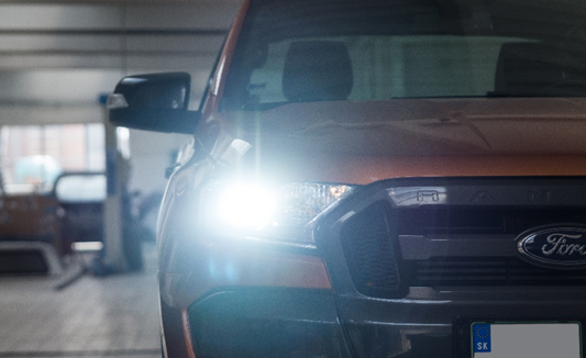 Ford Ranger výmena halogénových žiaroviek za LED Autoledky