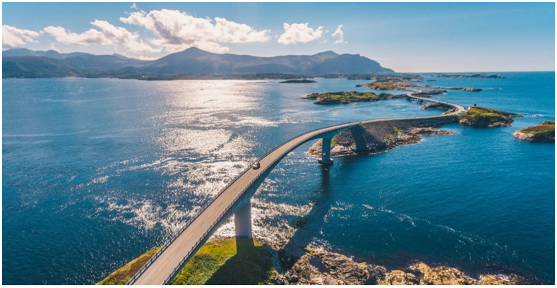 Atlantic Road, západné Nórsko