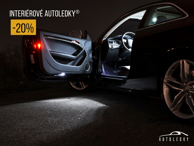 -20% zľavy na interiérové Autoledky počas Black Friday