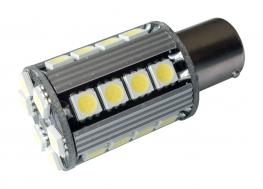 LED auto žiarovka BA15s P21W Canbus biela