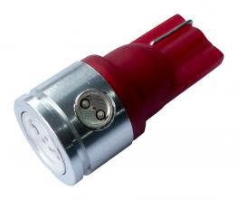LED auto žiarovka T10 W5W červená Ceramic